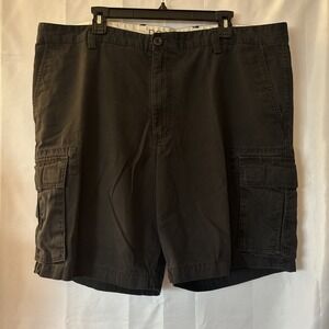 Dockers Cargo‎ Shorts Men's Size 42 Black Pockets Casual Cotton